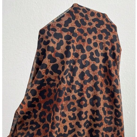 Leopard print split thigh dress - Picture 2 of 7